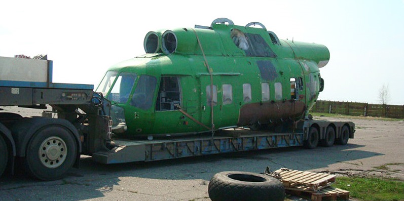 Перевозка вертолета по России